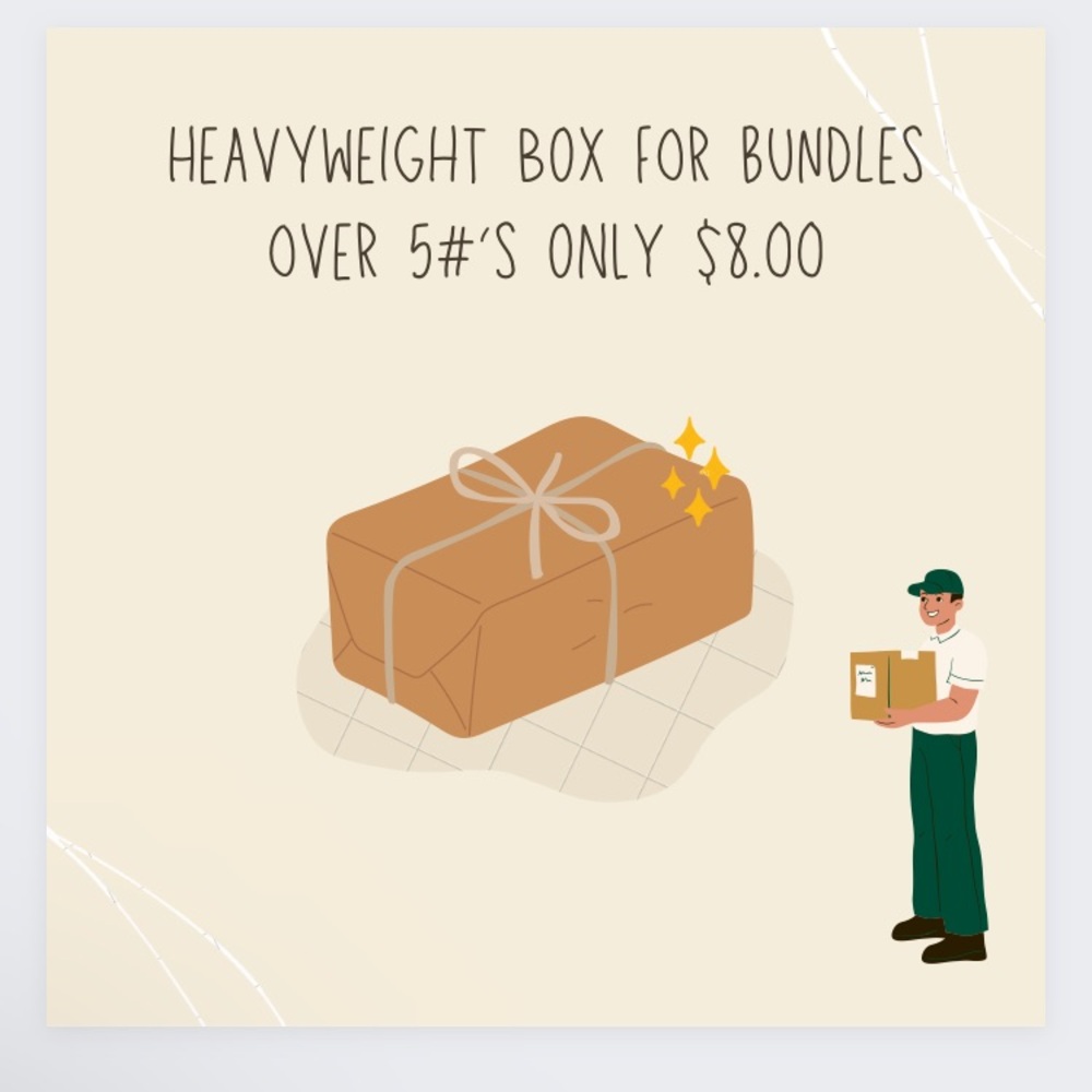 For bundles over 5#'s please purchase this posting
